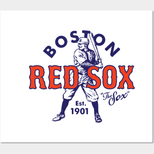 Old Style Boston Red Sox 2 by Buck Tee Posters and Art